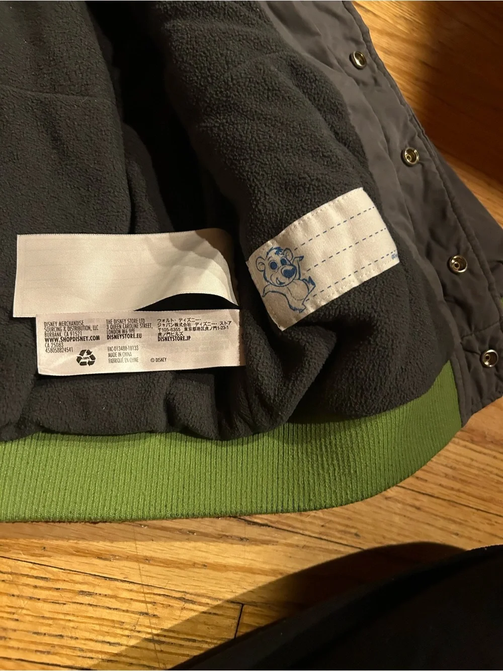 Disney the jungle book Hooded Kids Jacket with tiger Patch